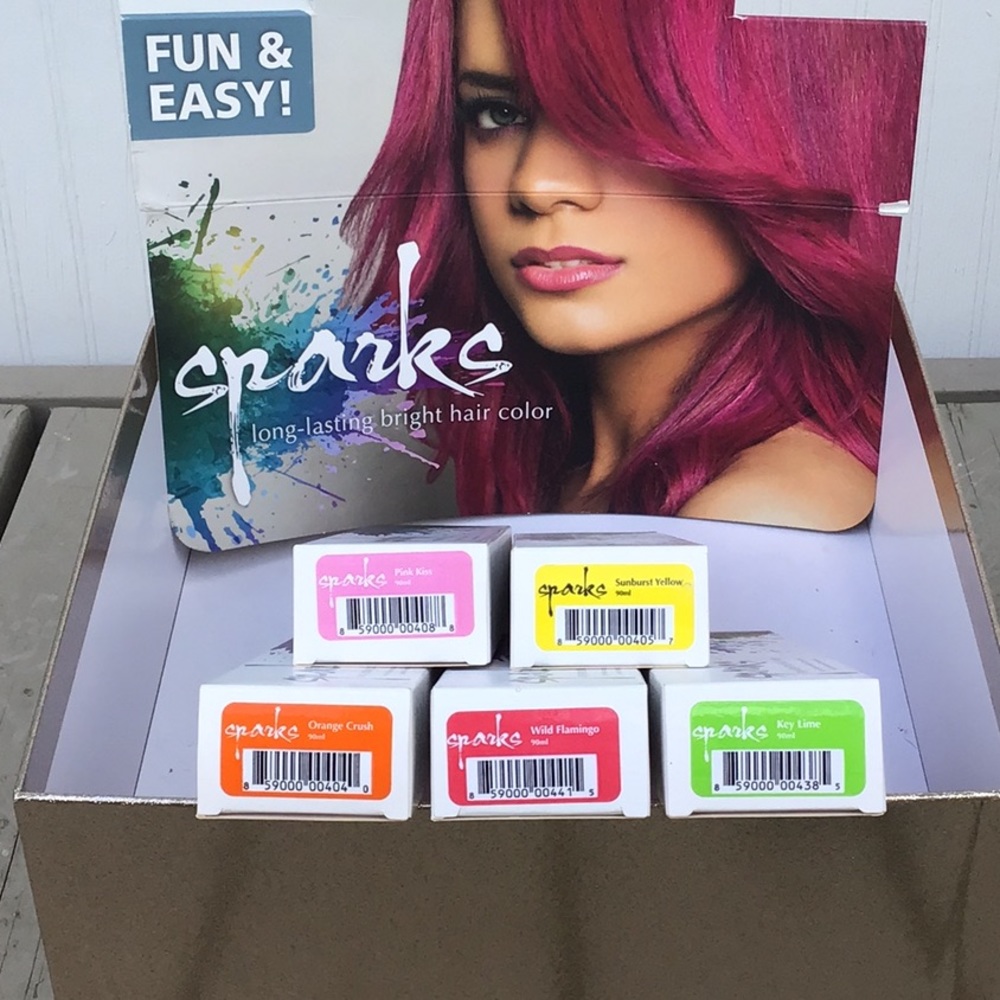 UNICORN haircolor SPARKS lot get all 5 NEW